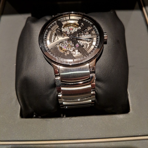 Rado Men's Swiss Centrix Automatic Skeleton Watch